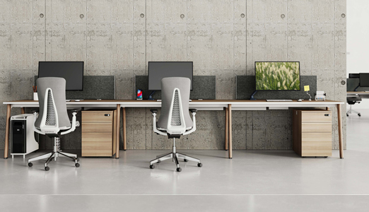 現(xiàn)代職員辦公桌【六】